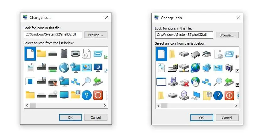 В Windows 10 скоро не останется иконок из Windows 95