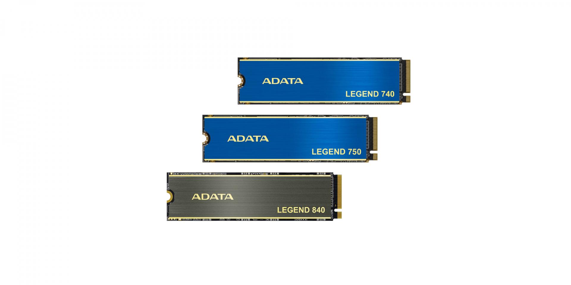 ADATA представляет новую серию твердотельных накопителей LEGEND PCIe M.2 2280