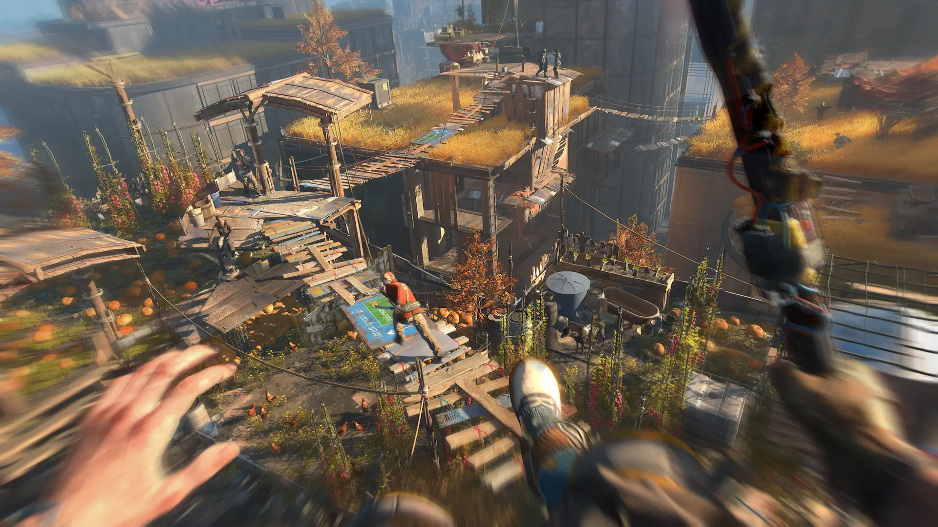 Много нового геймплея Dying Light 2. Драки, паркур и задания