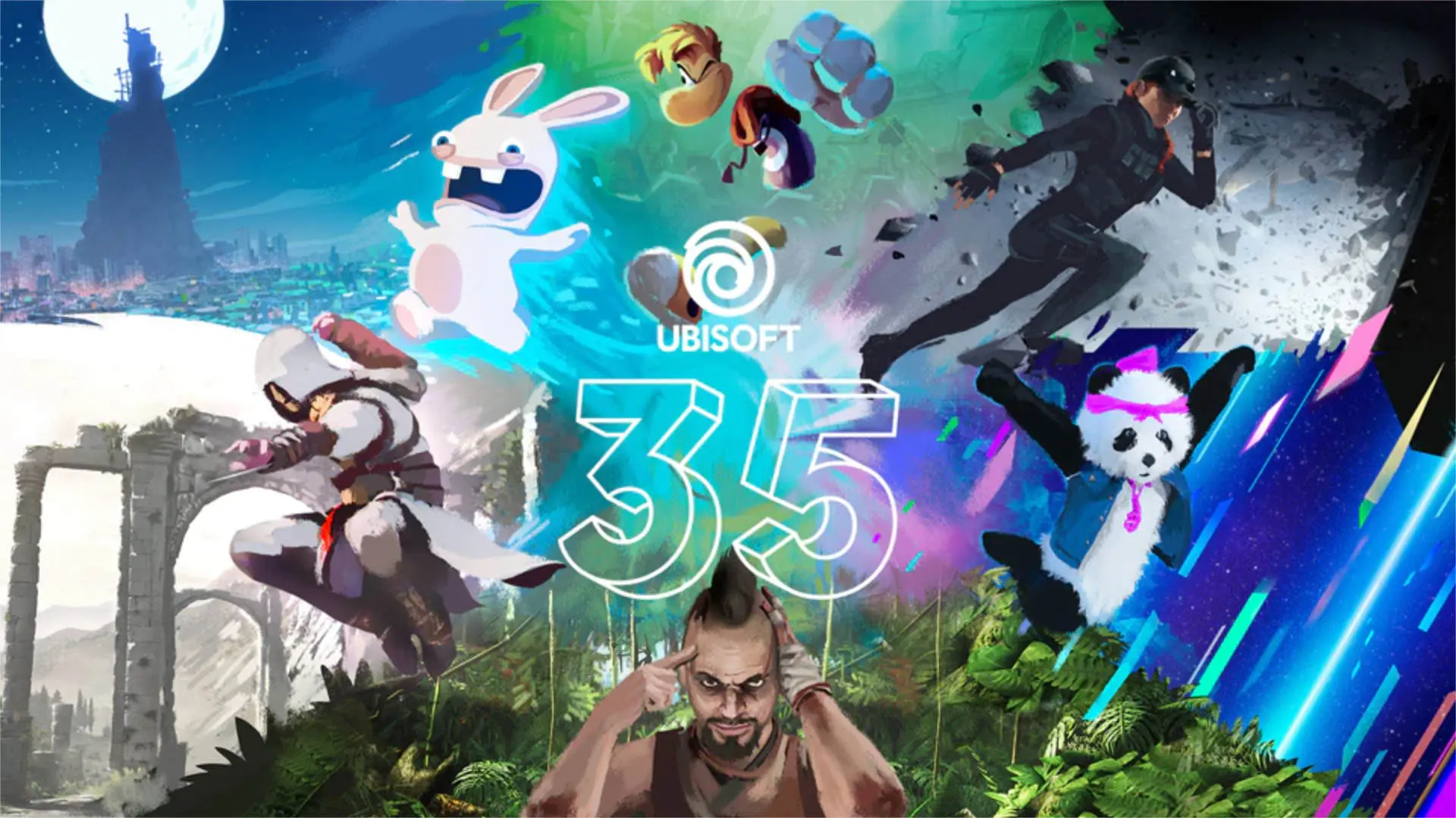 Ubisoft 35 лет. Игроков ждут большие скидки и интересные подарки