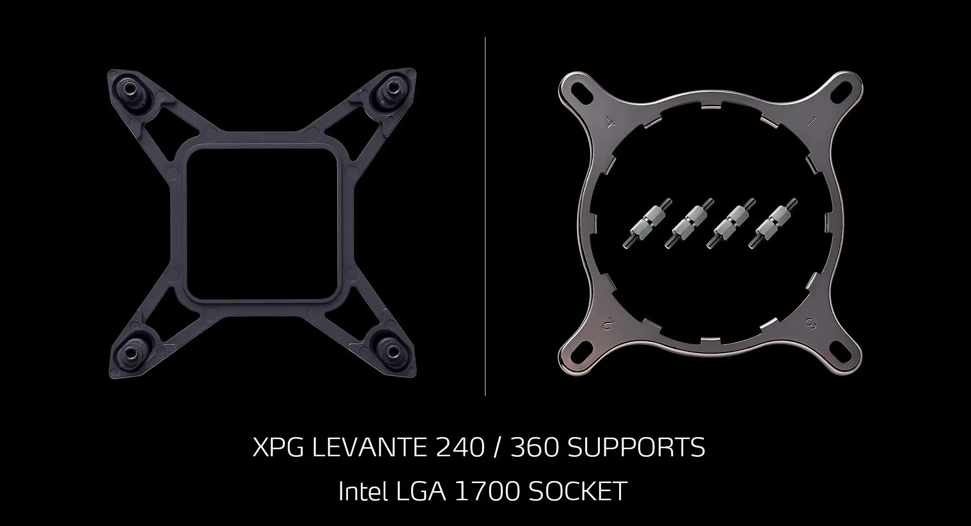 XPG обеспечит бесплатными креплениями для LGA 1700 покупателей СЖО LEVANTE 240 и Levante 360