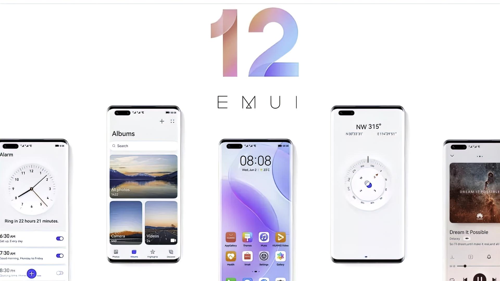 Множество старых смартфонов HUAWEI получит обновление до EMUI 12