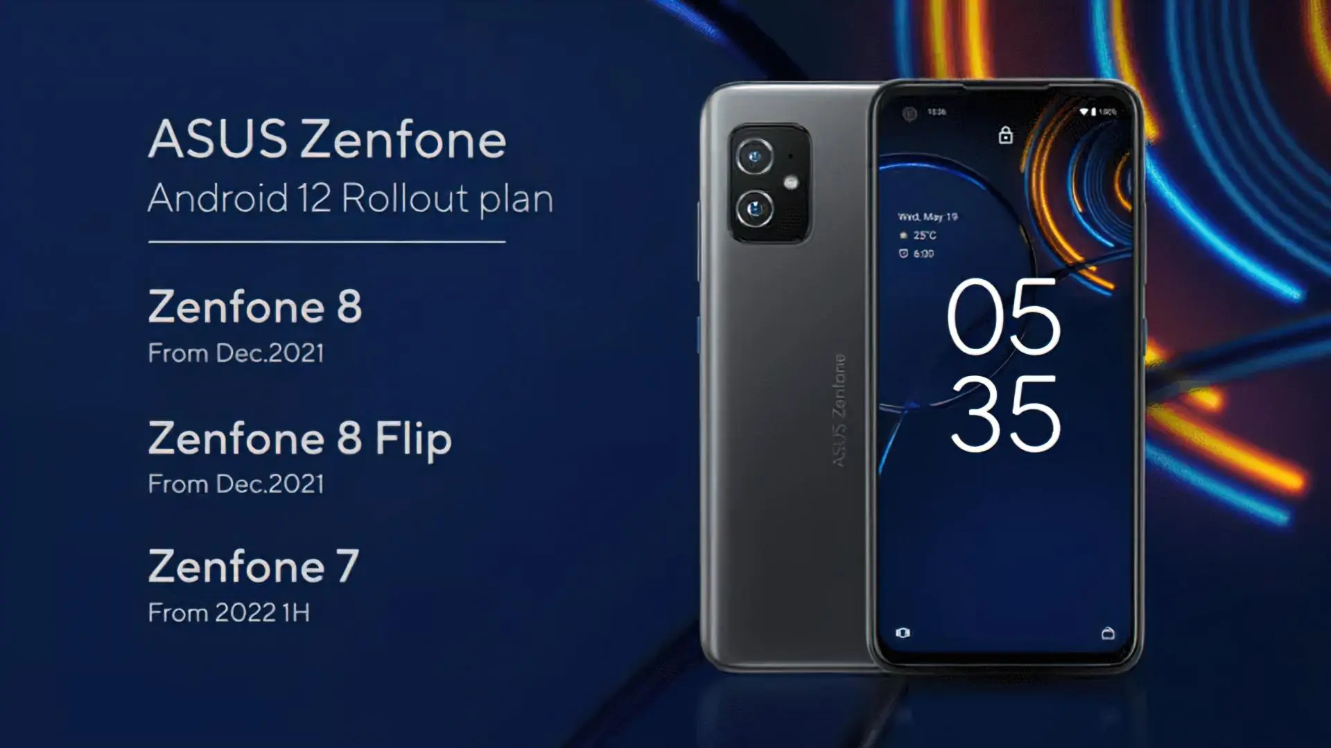 Названы даты обновления смартфонов ASUS до Android 12