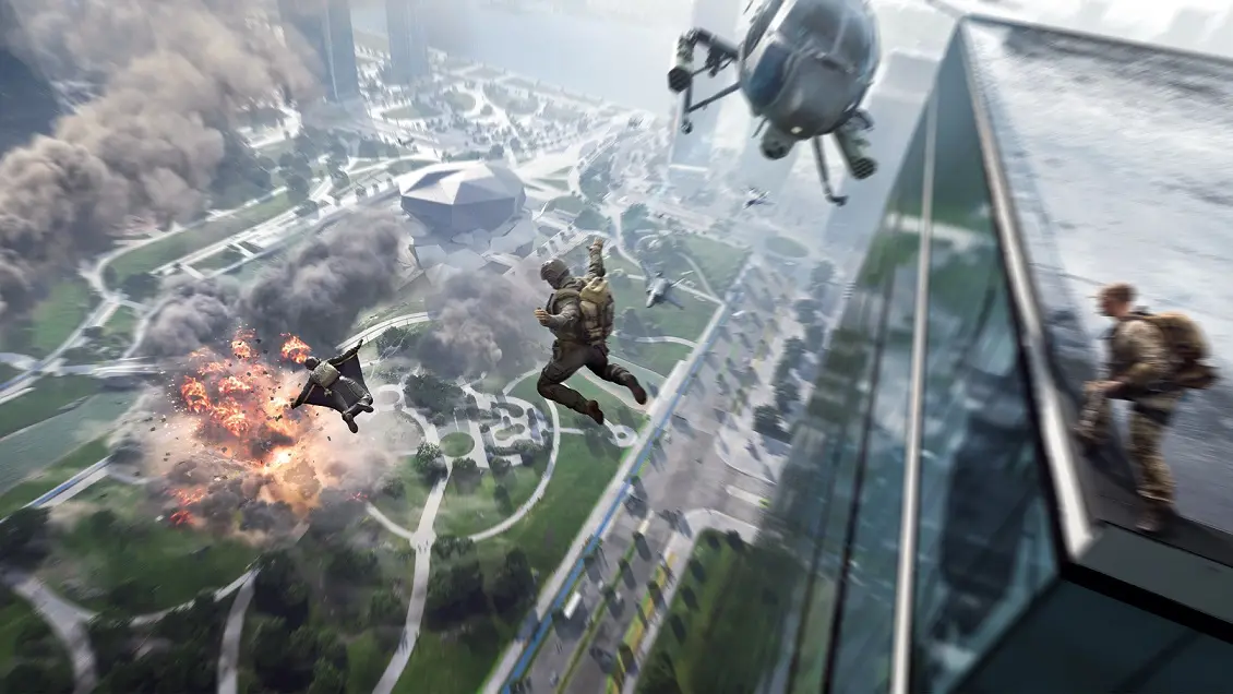 В сети появился новый трейлер Battlefield 2042 с геймплеем на нескольких сетевых картах