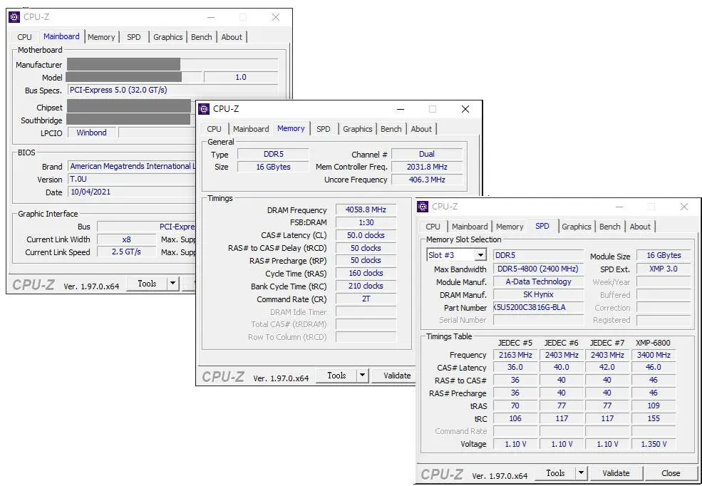 XPG первыми разогнали DDR5 до 8118 МГц
