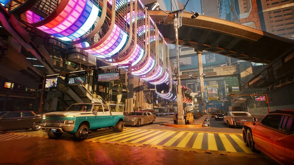 В Cyberpunk 2077 добавили 50 модов и выкрутили графику на максимум. Видео