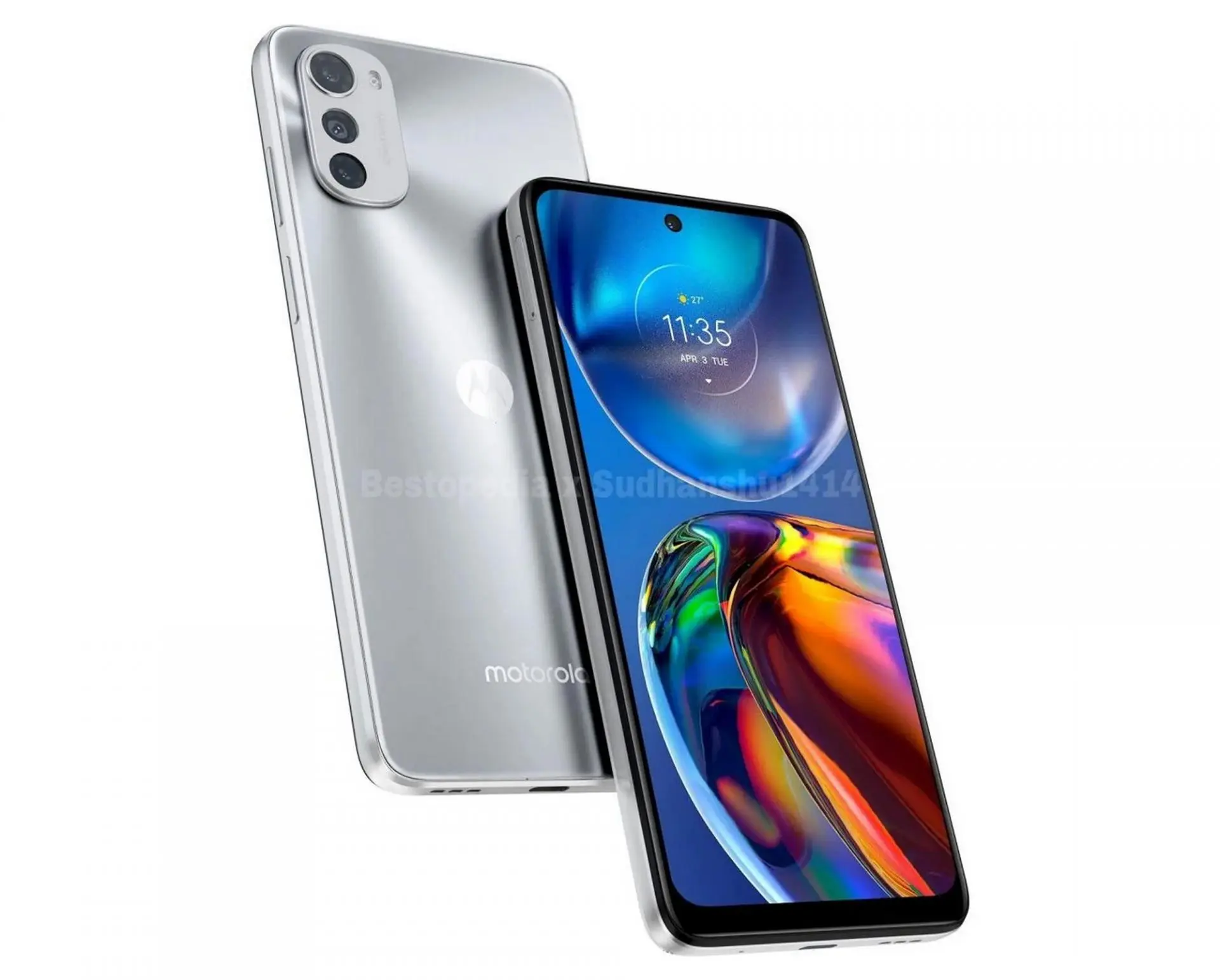 Грядущий бюджетник E32 от Motorola выглядит симпатично