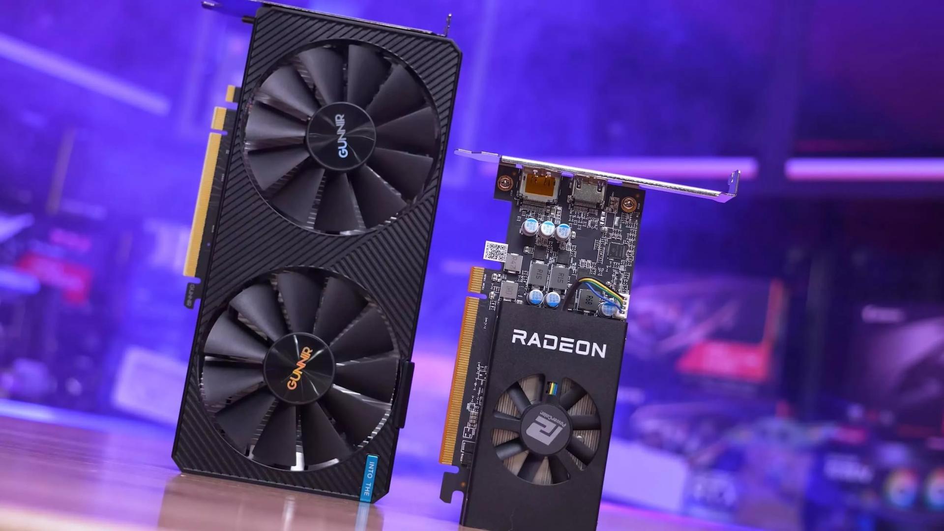 Видеокарты Intel Arc 3 A380 и AMD Radeon RX 6400 сравнили в десятках игр
