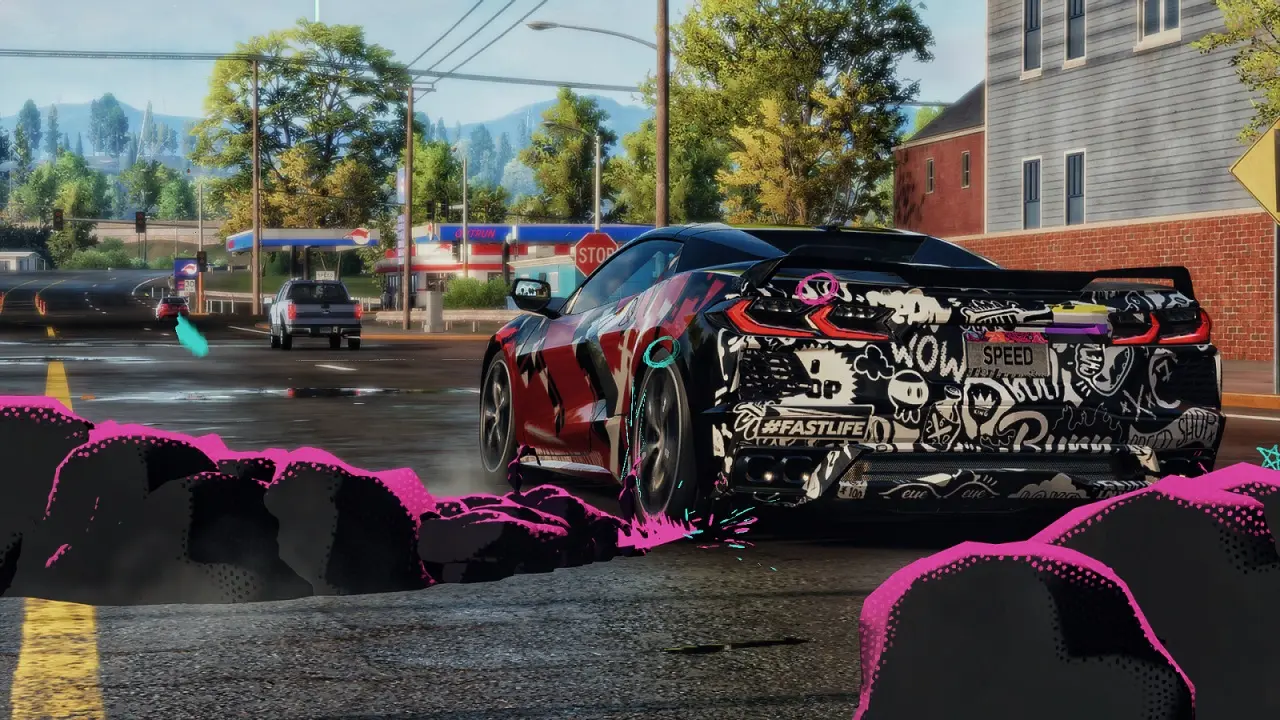 Геймер показал как выглядит Need for Speed Unbound без мультяшных эффектов 
