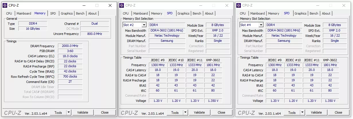 Обзор оперативной памяти DDR4 NETAC Shadow II 16Gb (8Gbx2) 3600Mhz PC28800 C18 Black (NTSWD4P36DP-16K)