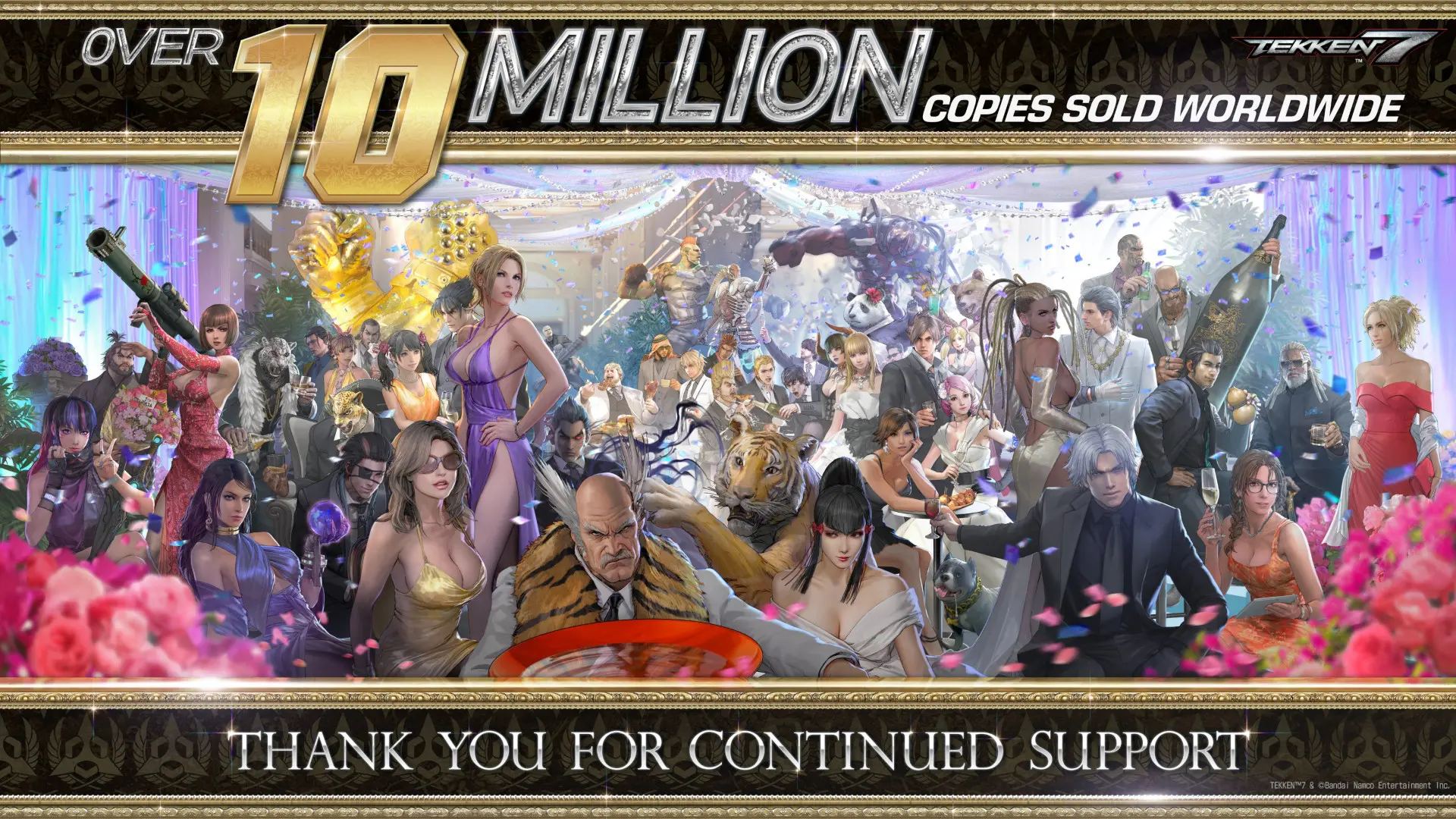 Продажи Tekken 7 превысили 10 млн копий 