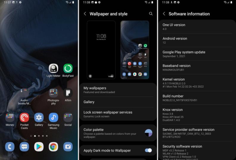 На Samsung Galaxy S9 можно установить Android 12 и One UI 4.0 неофициально