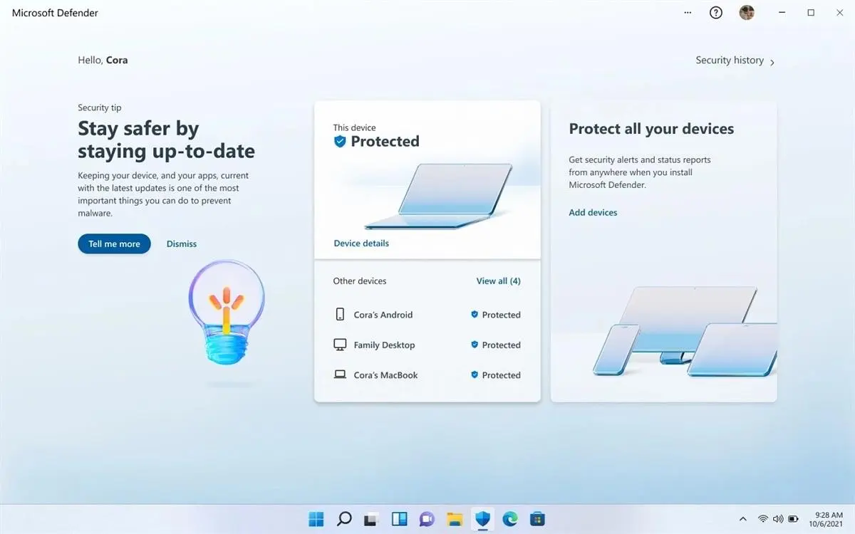 Предварительная версия Microsoft Defender доступна некоторым пользователям Windows и Android