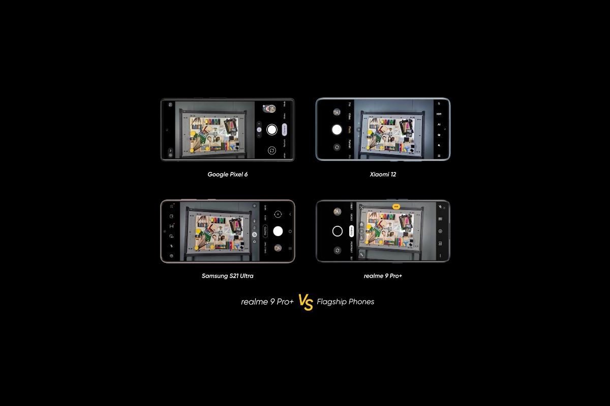 realme 9 Pro+ будет фотографировать на уровне фотофлагманов Pixel 6, Galaxy S21 Ultra и Xiaomi 12