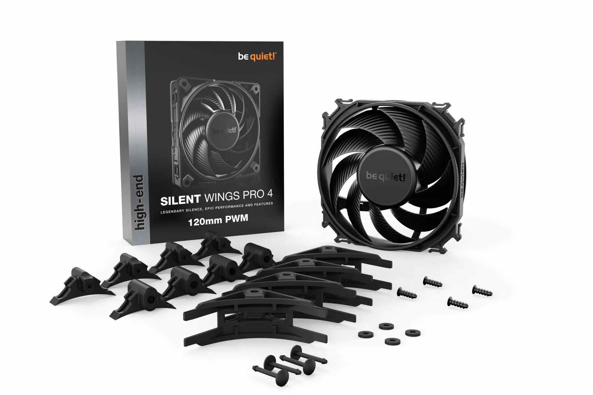 be quiet! Silent Wings 4 и Silent Wings Pro 4 – новый уровень производительности в плане воздушного потока и статического давления