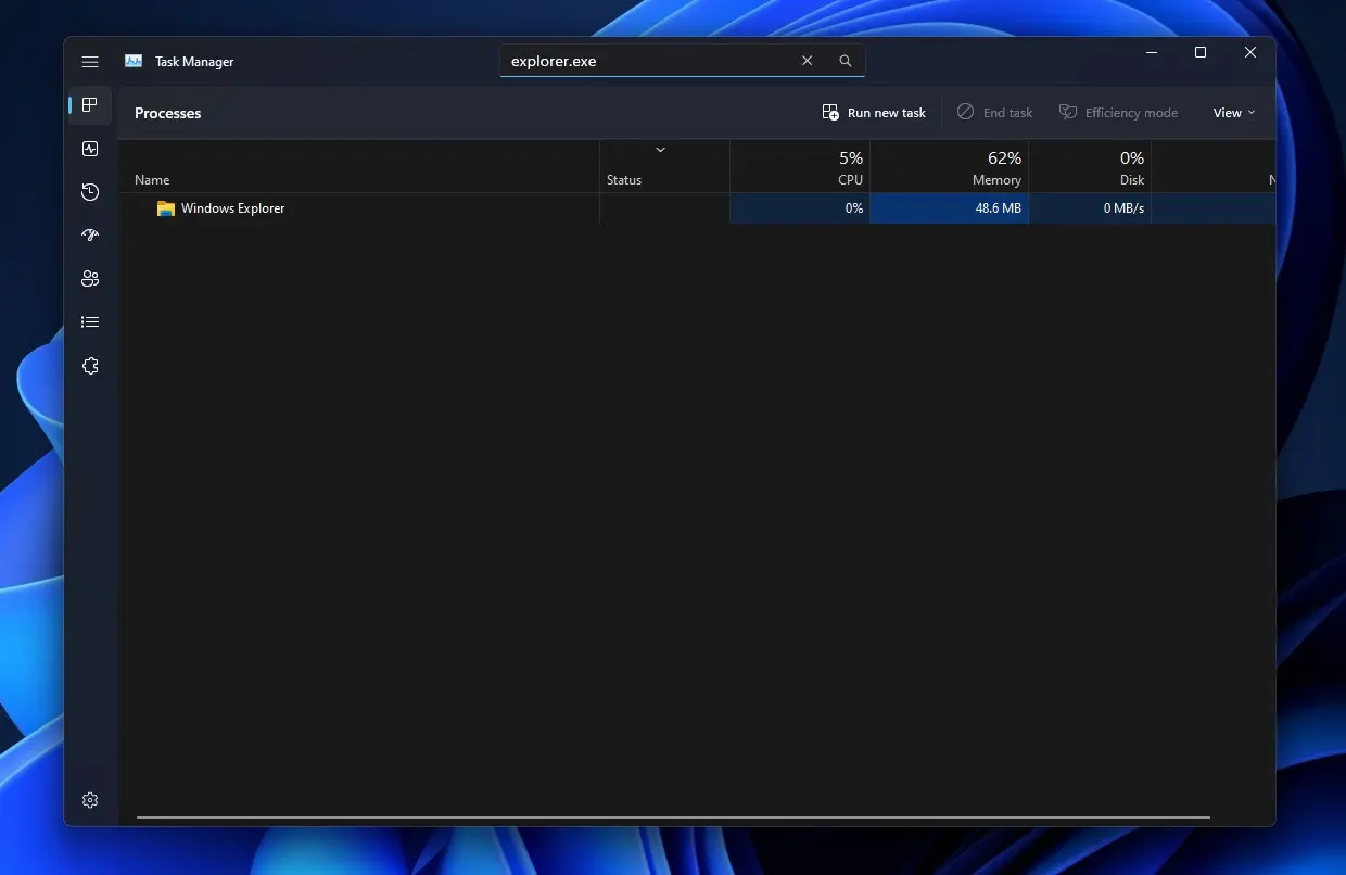 Диспетчер задач Windows, наконец-то, получит поиск