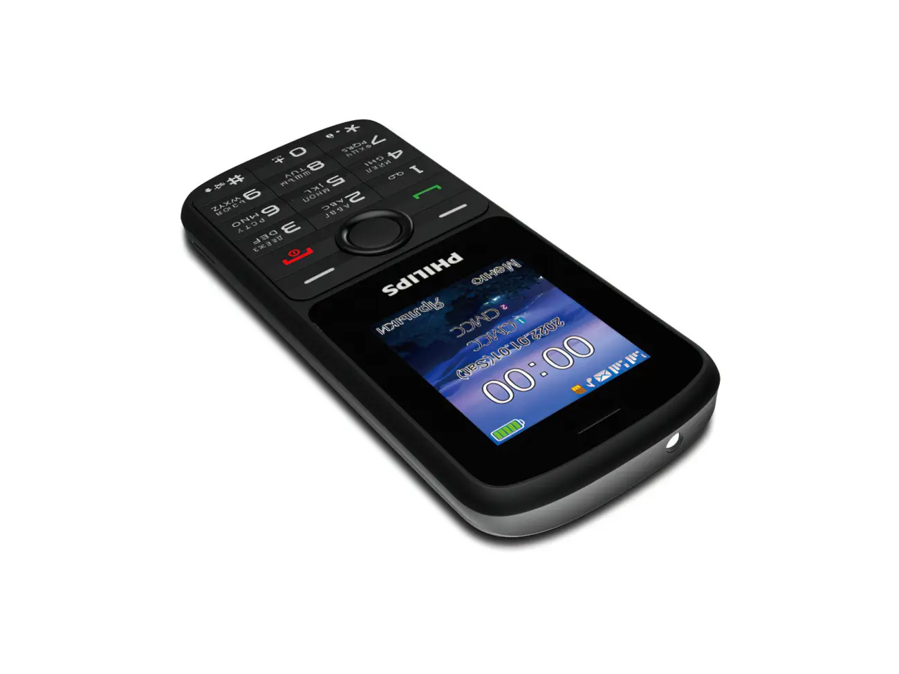 Телефон Philips Xenium E2101 выдержит до 14 часов без подзарядки