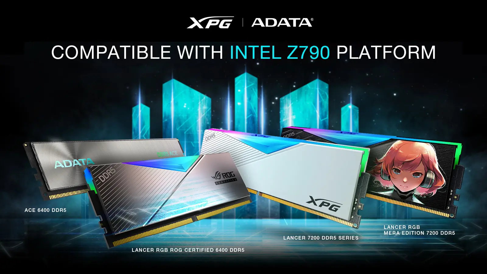 XPG анонсирует новую высокочастотную память LANCER DDR5