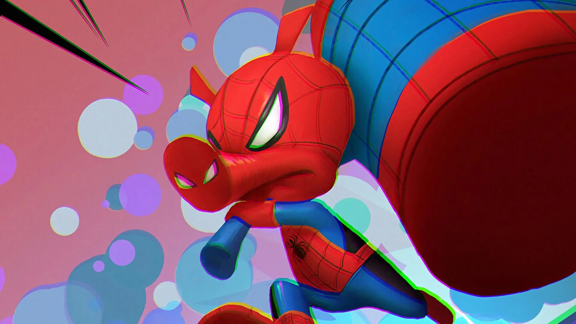 Игрок превратил Человека-паука из Spider-Man в свинью. Выглядит крайне нелепо