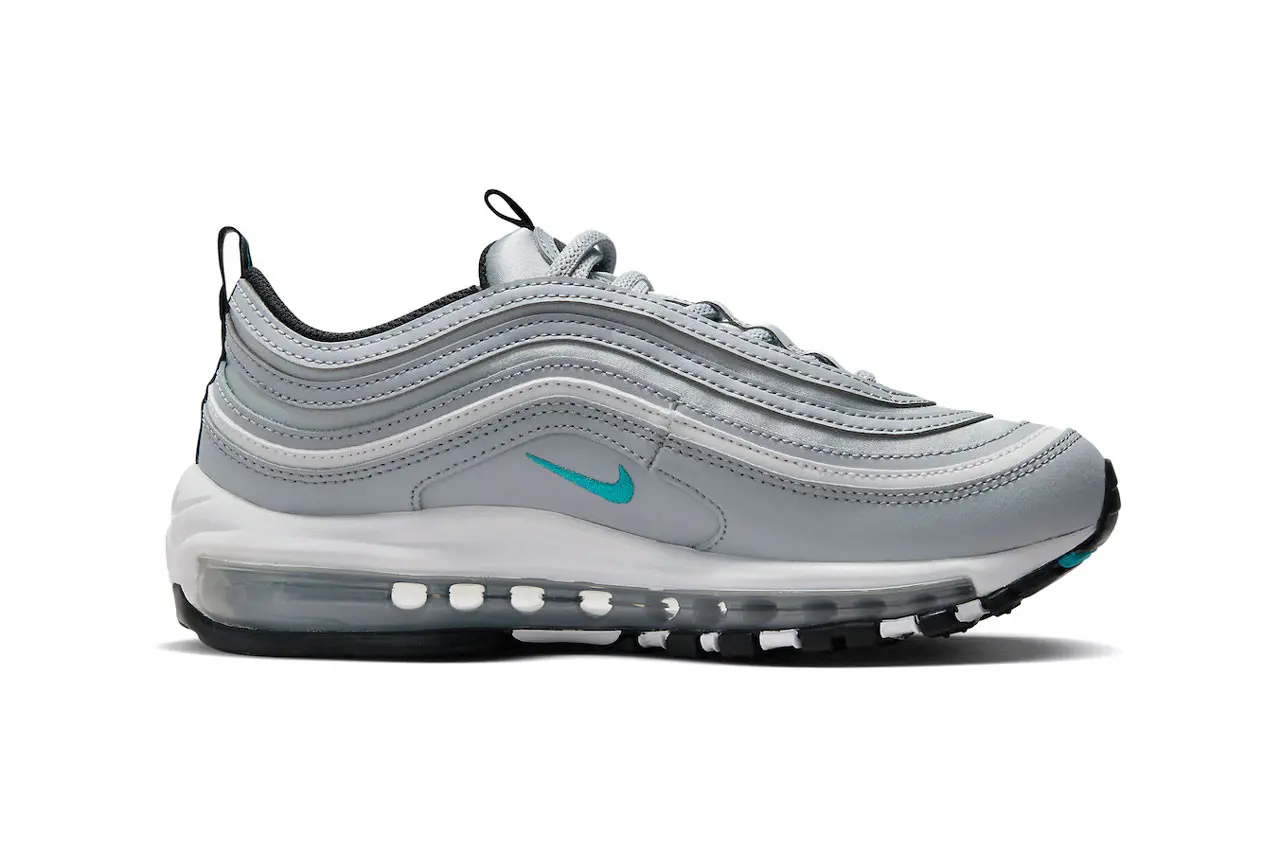 Nike представляет Air Max 97 в сером оттенке с вкраплениями цвета Aqua