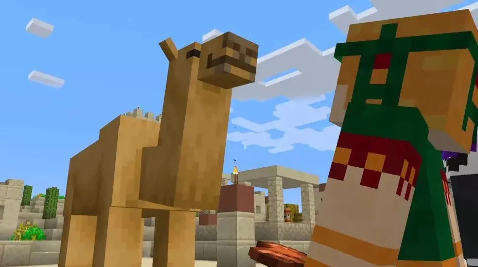 Верблюды в Minecraft 1.20