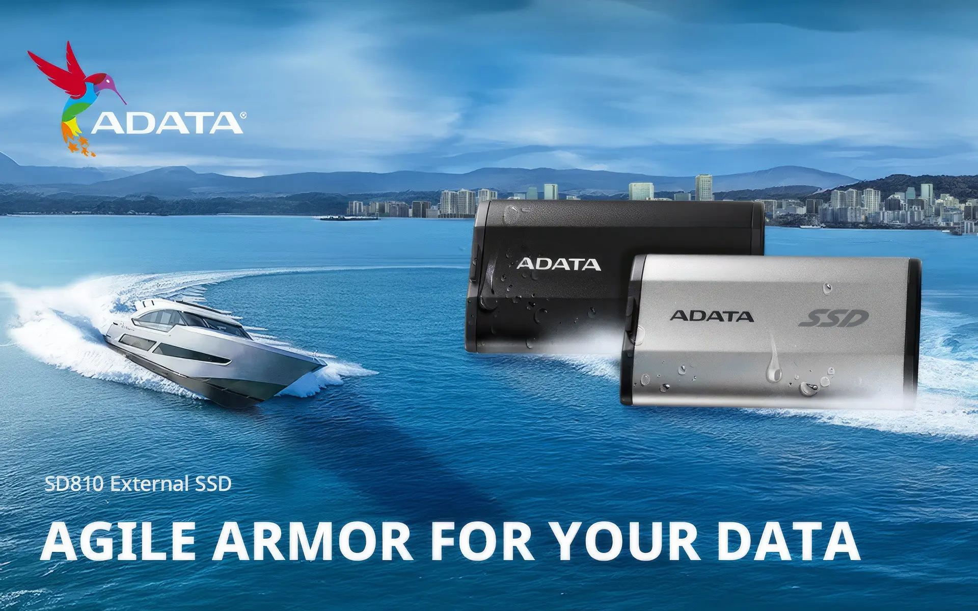 ADATA пополнила портфолио внешним защищённым SSD SD810
