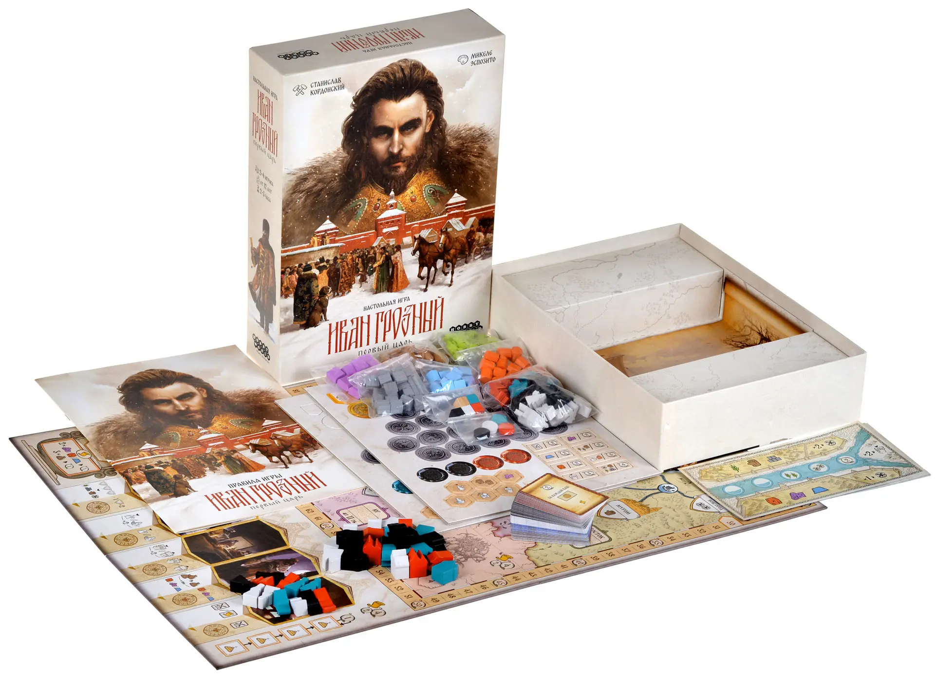 Hobby World выпускает новую настолку Иван Грозный: Первый царь. Бояре, интриги и царская милость