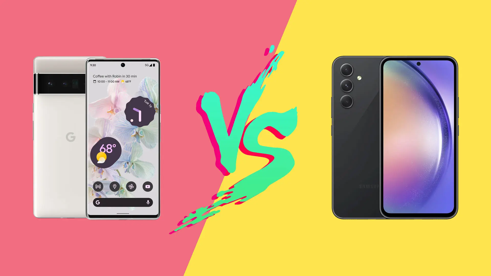 Google Pixel 6a или Samsung Galaxy A54 – сравниваем середняки и определяем, какой лучше