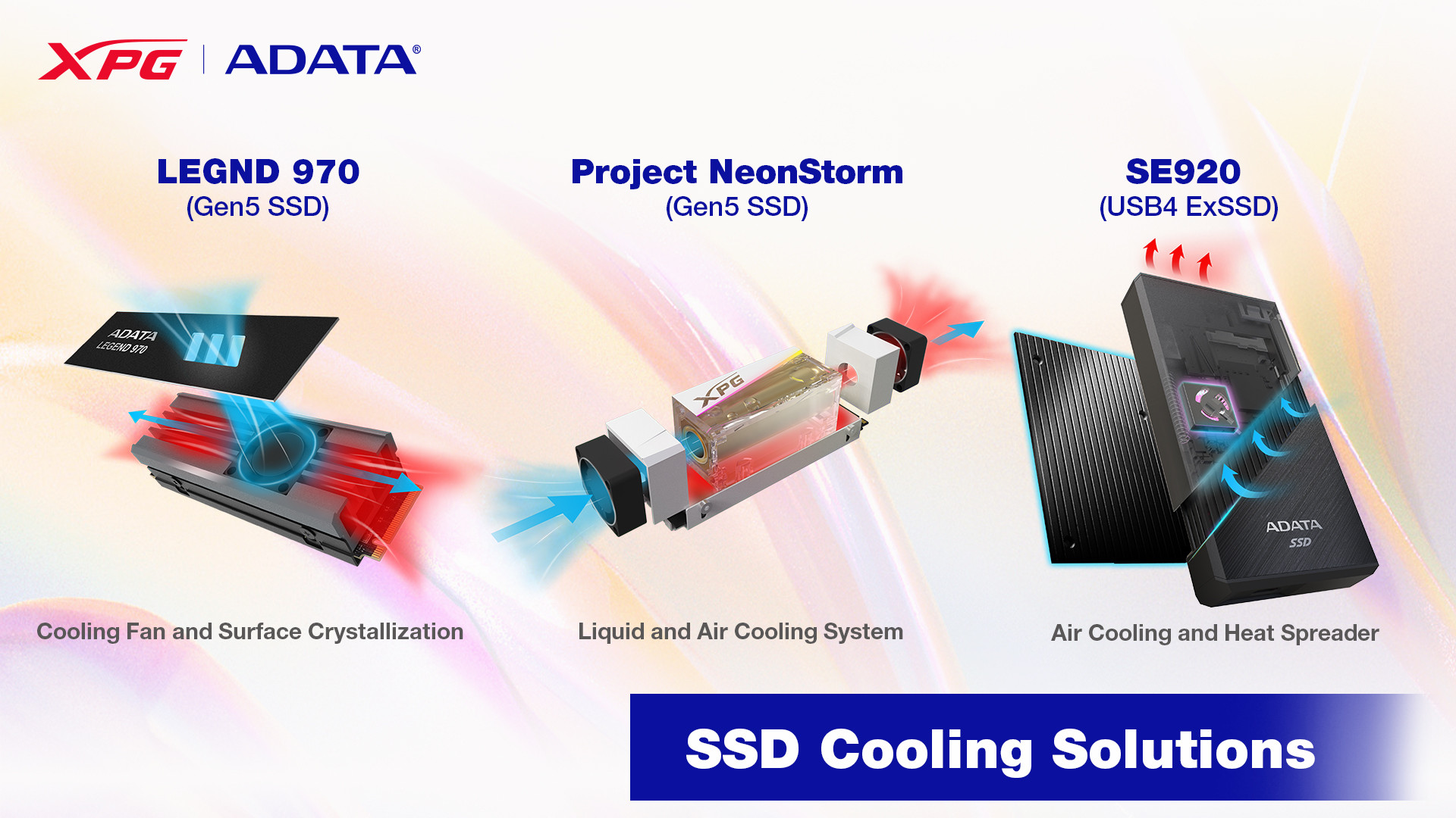 Новейшие решения для охлаждения SSD от ADATA дебютируют на Computex 2023