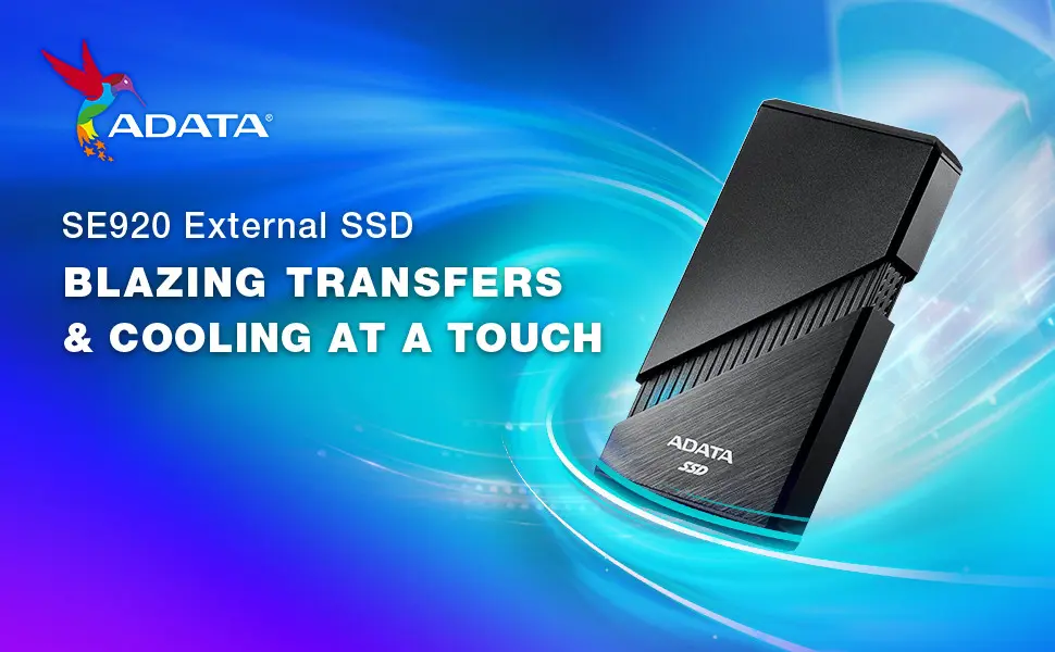 ADATA выпускает первый внешний SSD SE920 с поддержкой USB4 External SSD