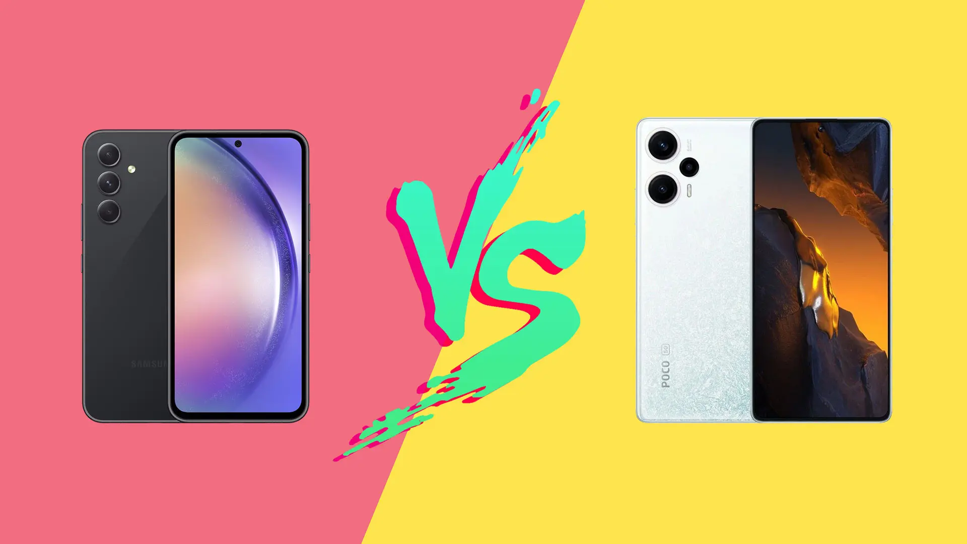 Samsung Galaxy A54 против Xiaomi POCO F5: соревнование середняков