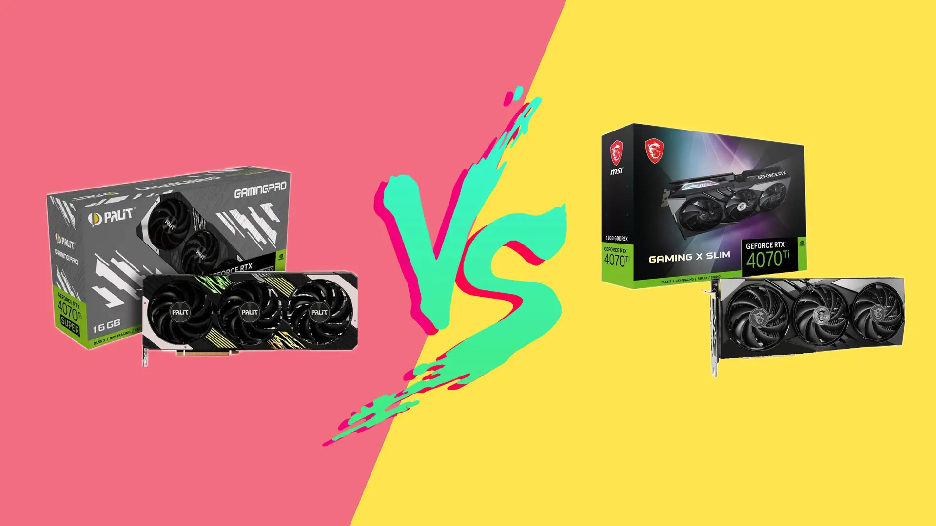 Сравнение видеокарт: NVIDIA GeForce RTX 4070 Ti Super против RTX 4070 Ti