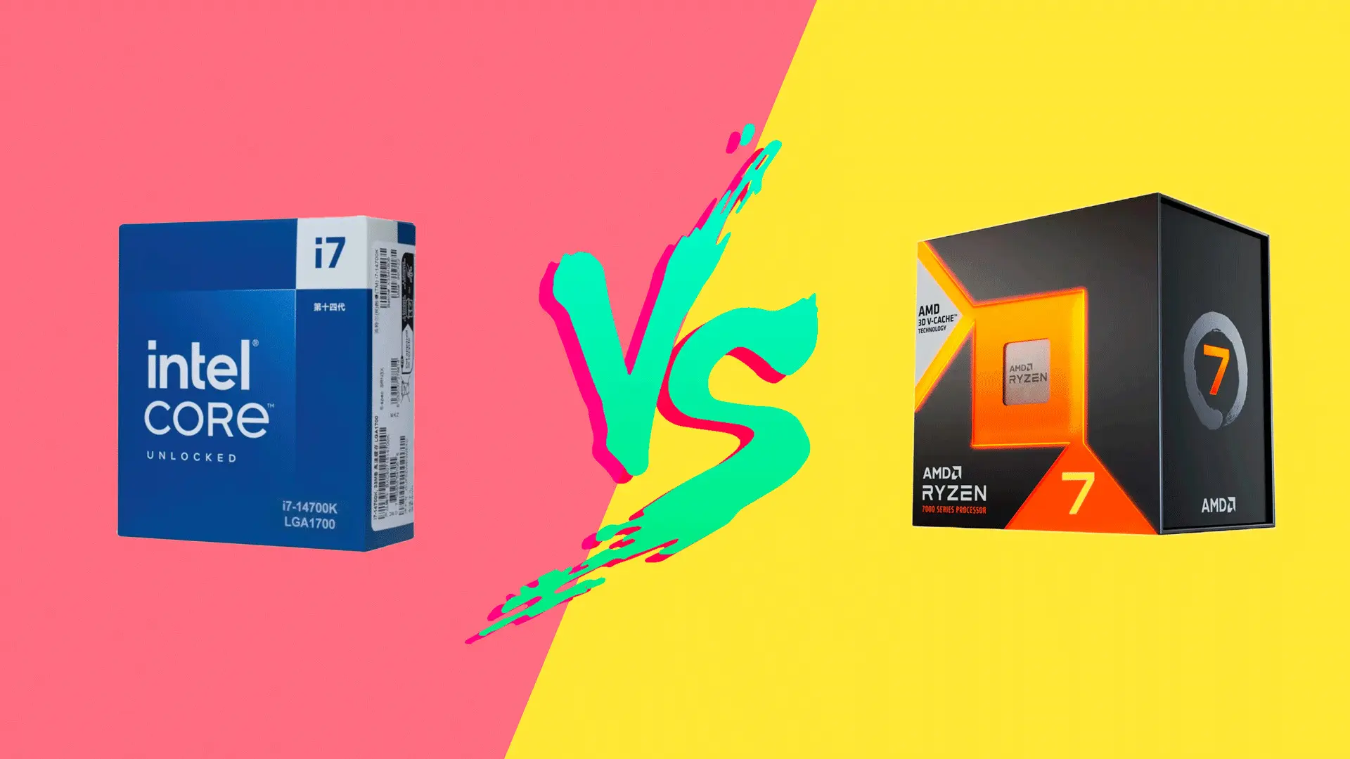 Intel Core i7-14700K против AMD Ryzen 7 7800X3D: сравним процессоры