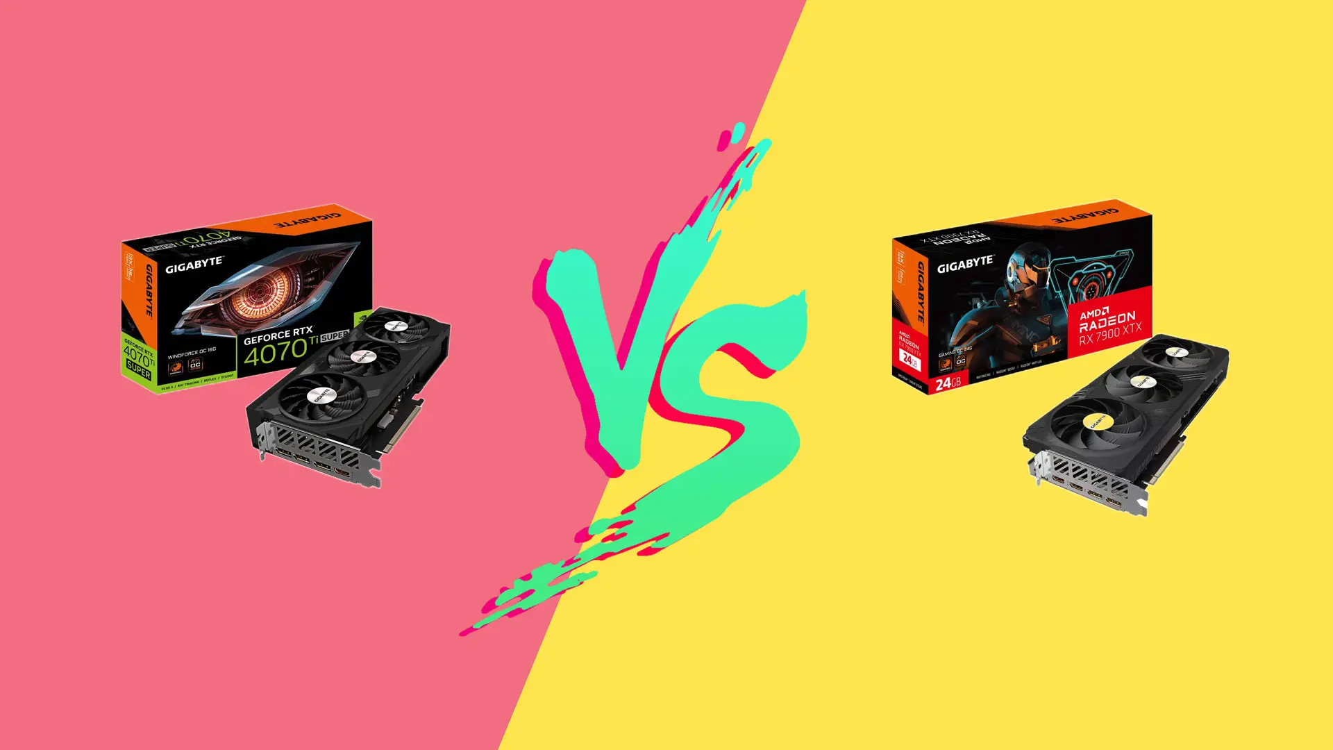 Битва видеокарт: NVIDIA RTX 4070 Ti Super против AMD Radeon RX 7900 XTX