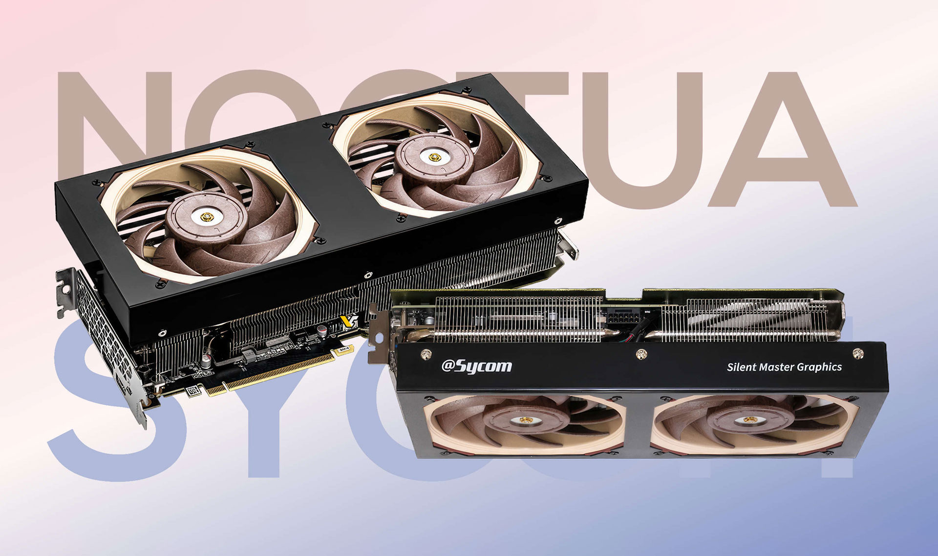 Видеокарты GeForce RTX 4070 Super и GeForce RTX 4070 Ti Super от Sycom появилась с охлаждением Noctua