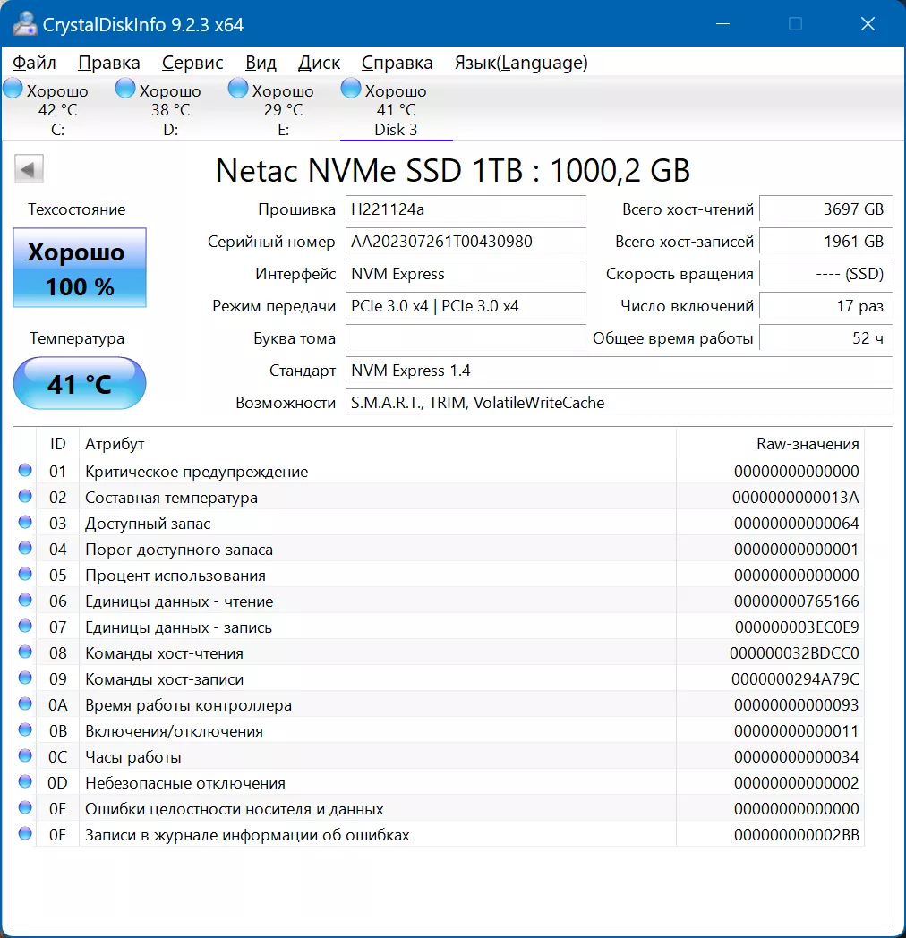 Обзор NVMe SSD-накопителя Netac NV3000