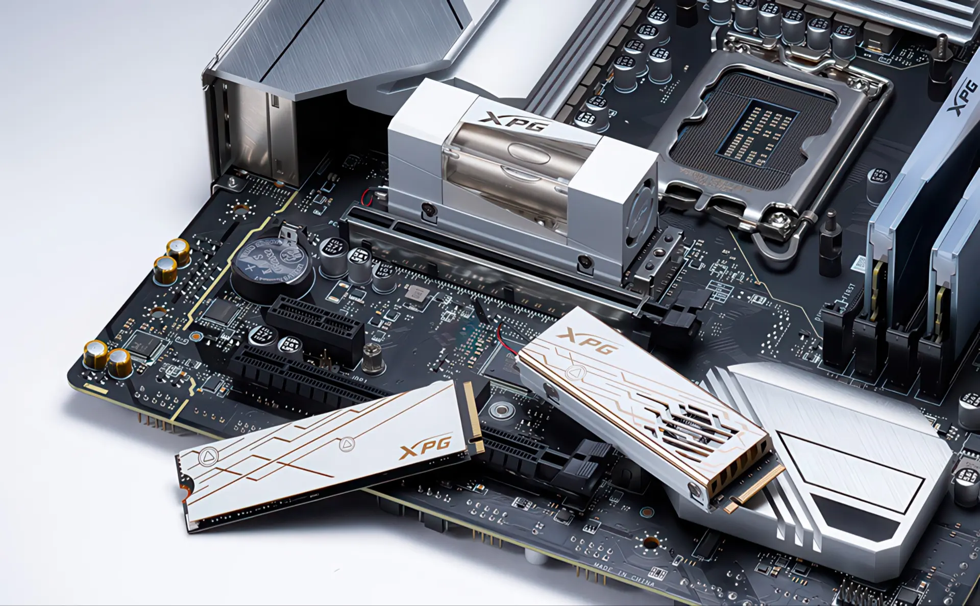 Жидкость и вентиляторы: XPG предлагает опробовать SSD Gen5 MARS 980