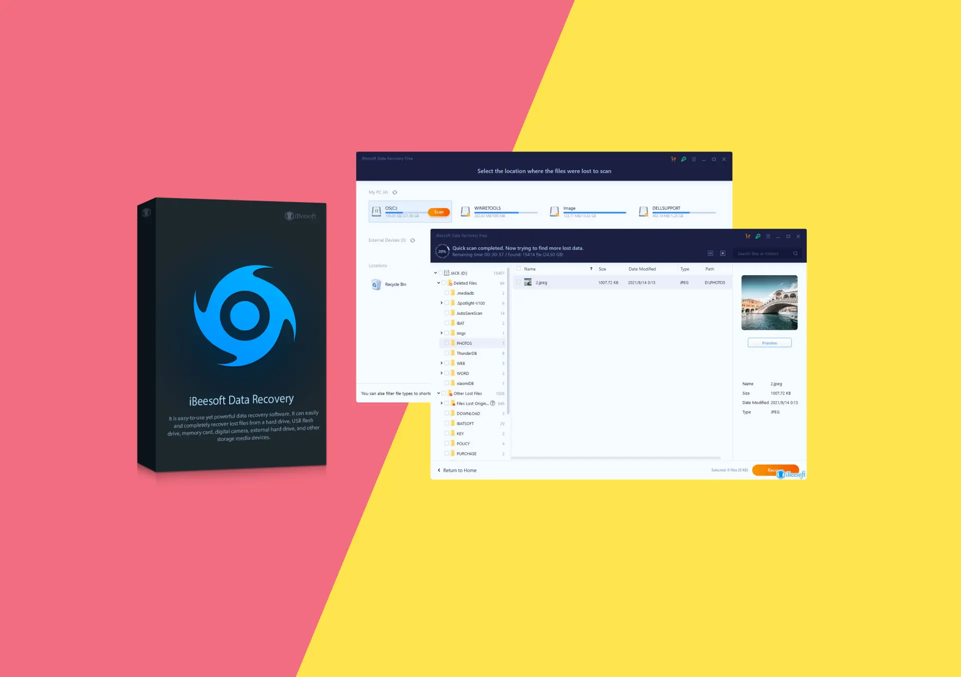 iBeesoft Data Recovery 4.5.0 временно бесплатно: скачать полную версию для восстановления файлов
