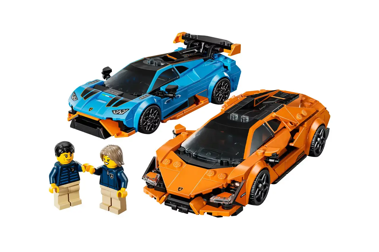 Набор LEGO 76926: собери Lamborghini Revuelto и Huracán STO для своей коллекции