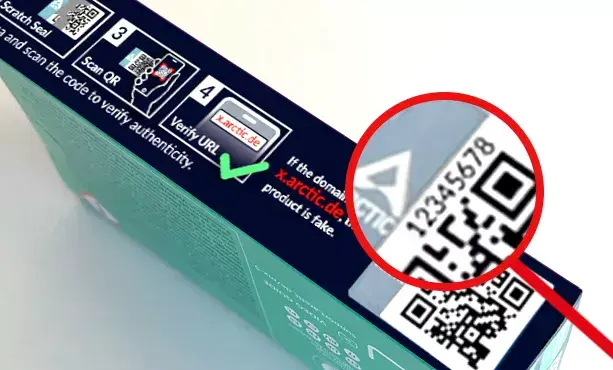 Проверка подлинности Arctic MX-7