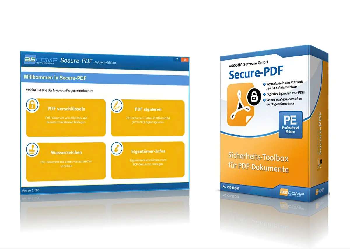 Secure-PDF 2.012: бесплатная лицензия для защиты PDF-файлов