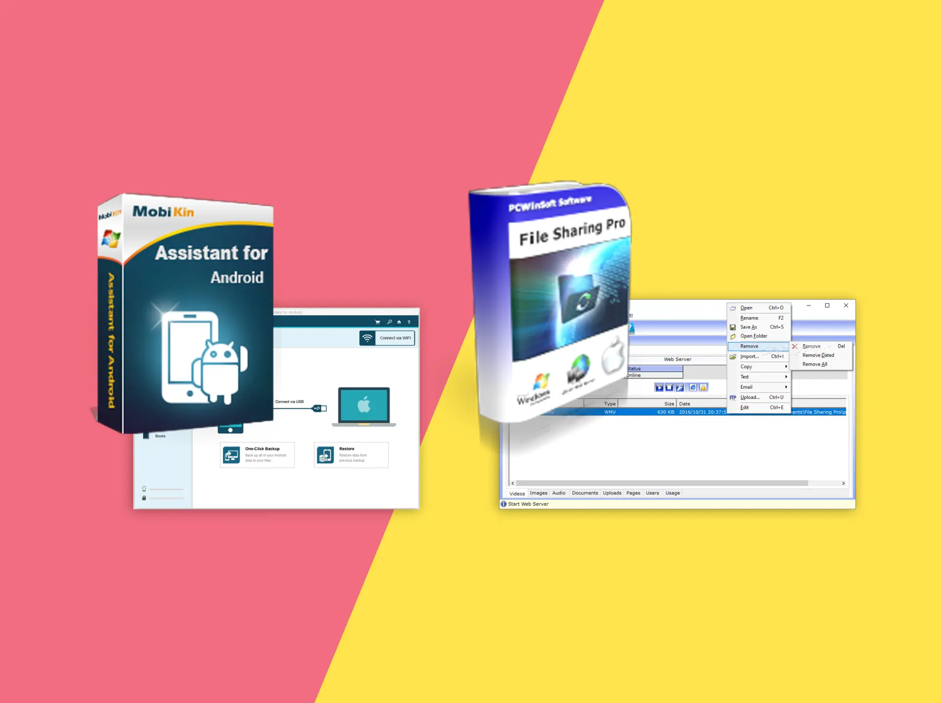Всё для резервного копирования и обмена файлами: MobiKin + File Sharing Pro — раздача лицензий