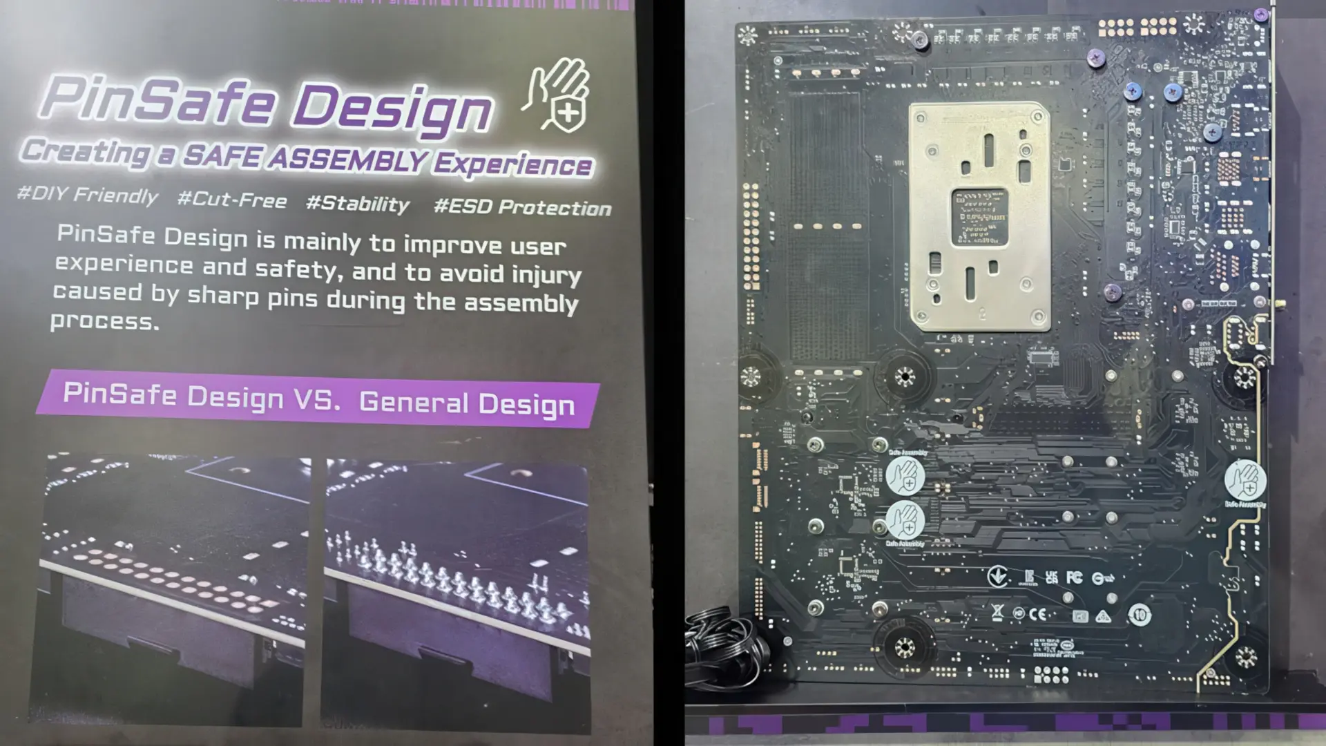 MSI представила PinSafe Design: как новый дизайн материнских плат защищает руки