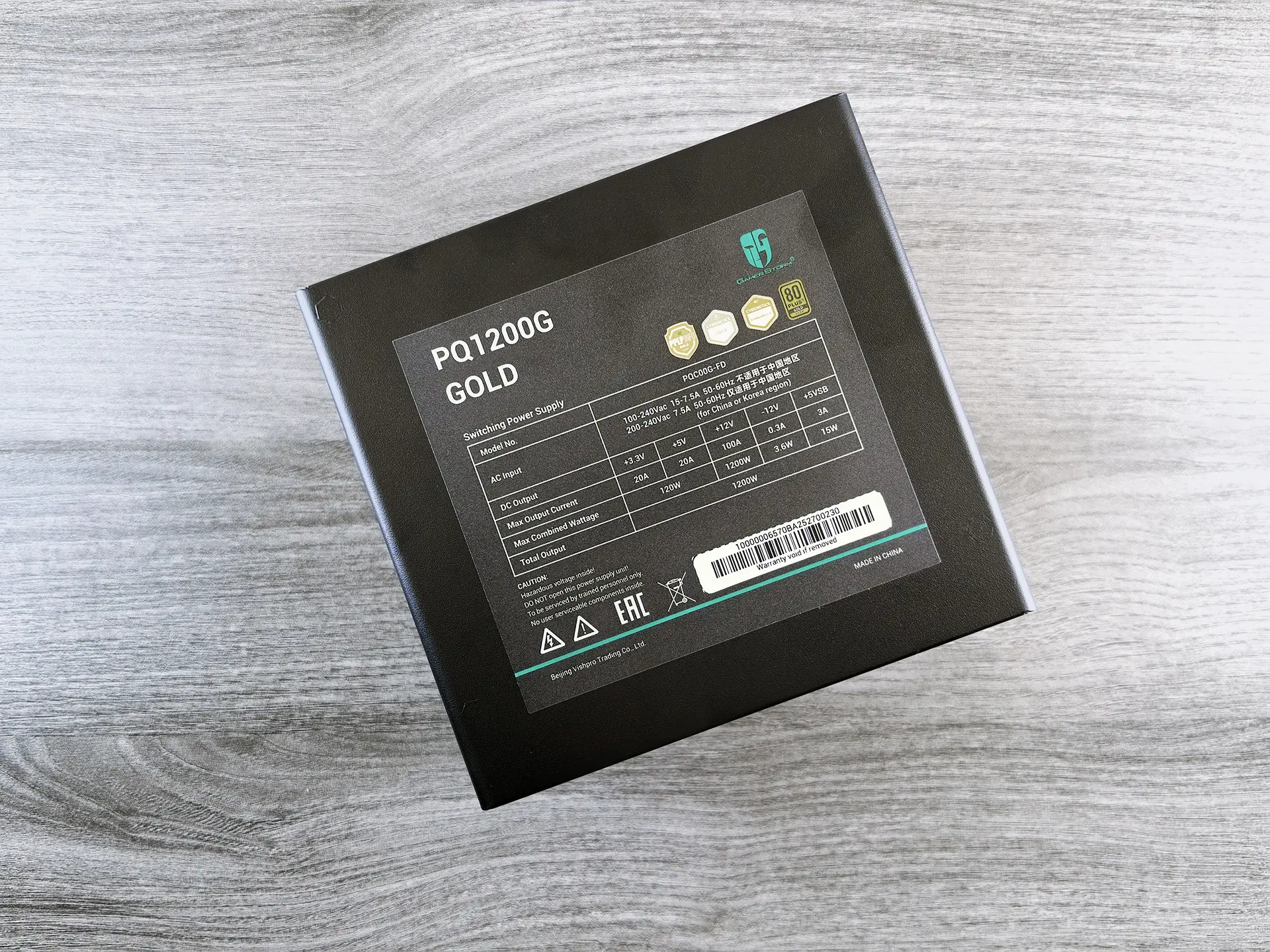 Обзор блока питания GamerStorm PQ1200G GOLD: 1200 Вт, стандарт ATX 3.1 и 10 лет гарантии