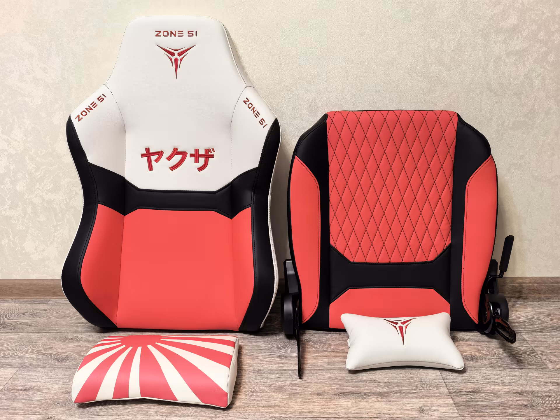 Обзор геймерского кресла Zone 51 YAKUZA Dragon White-Red