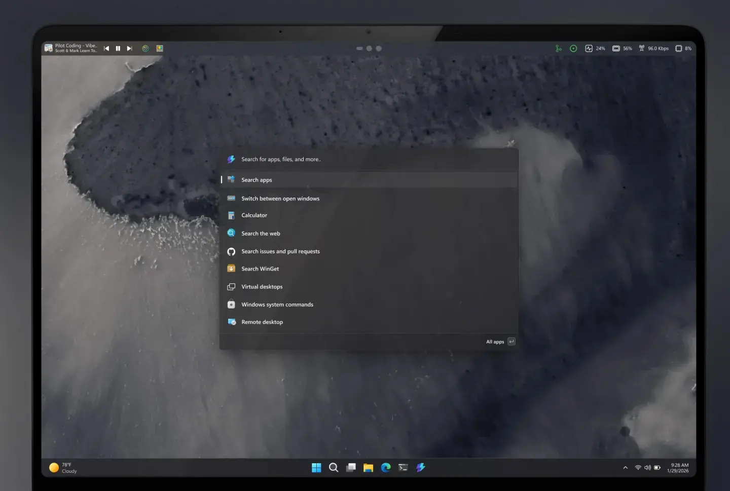 Microsoft изобретает macOS. В Windows 11 появится настраиваемая верхняя панель
