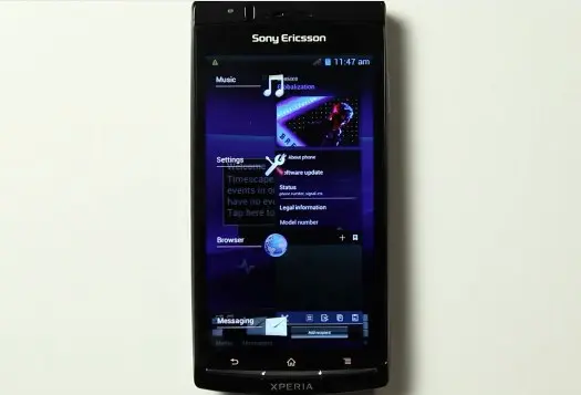 Альфа-версия ICS для линейки Xperia