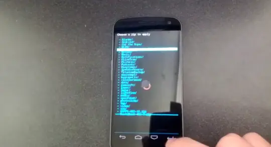 Для Galaxy Nexus вышла специальная версия Clockwork Mod Recovery с сенсорным управлением