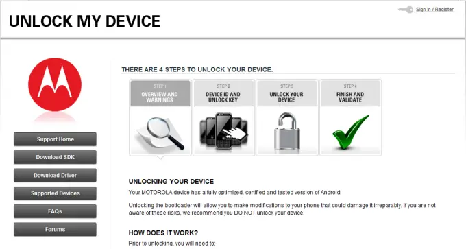 Motorola сдалась и откроет бутлоадеры