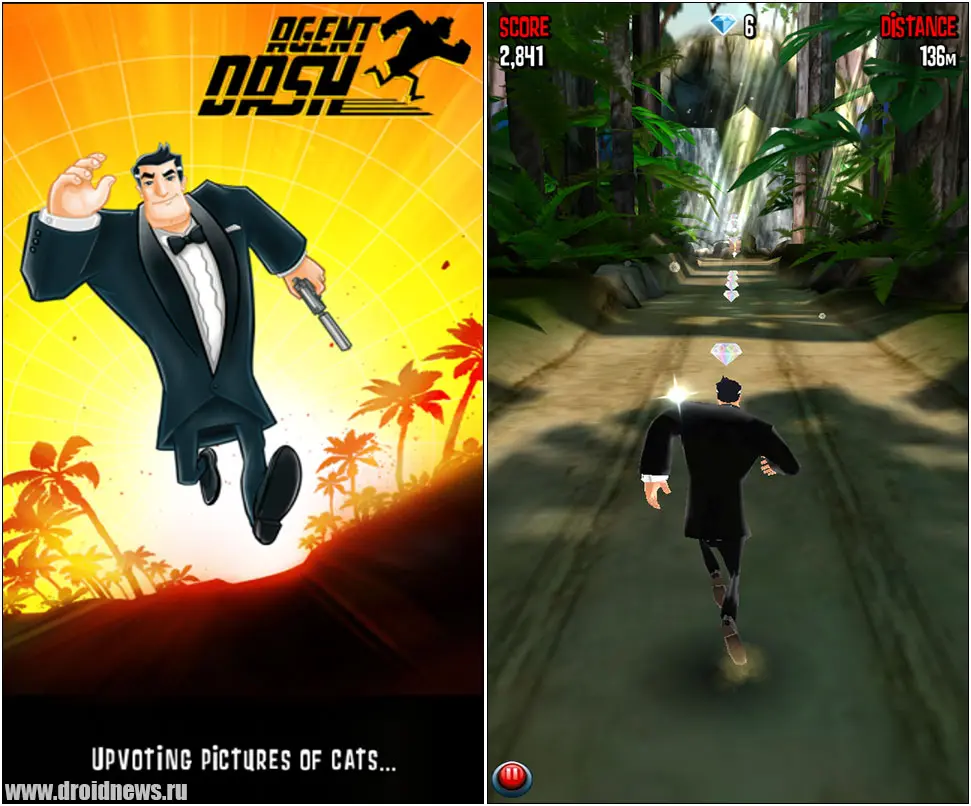 Agent Dash - шпион под прикрытием проник в игру Temple Run